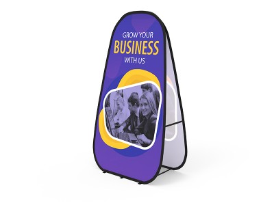 Set of 1 Medium Vertical Pop Up A-Frame Banner Set of 1 Medium Vertical Pop Up A-Frame Banner