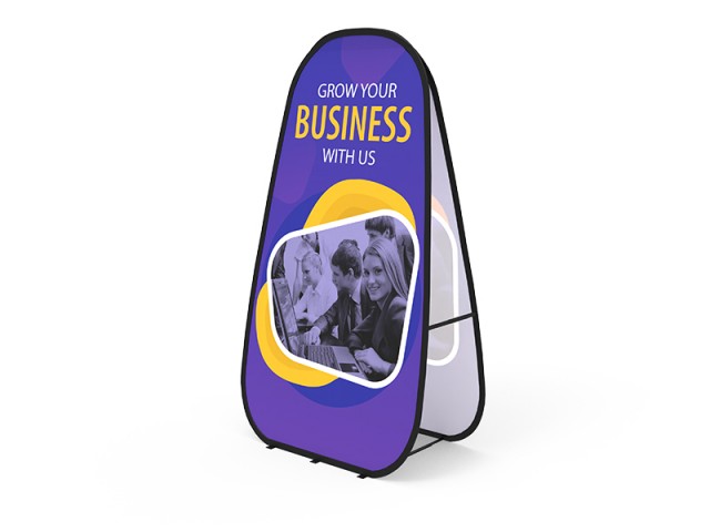 Set of 1 Medium Vertical Pop Up A-Frame Banner Set of 1 Medium Vertical Pop Up A-Frame Banner
