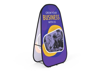 Set of 1 Medium Vertical Pop Up A-Frame Banner Set of 1 Medium Vertical Pop Up A-Frame Banner