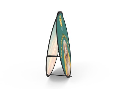 Set of 1 Small Circular Pop Up A-Frame Banner Set of 1 Small Circular Pop Up A-Frame Banner