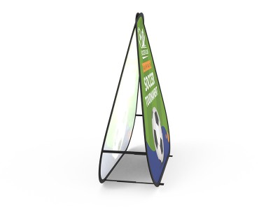Set of 1 Medium Triangular Pop Up A-Frame Banner Set of 1 Medium Triangular Pop Up A-Frame Banner