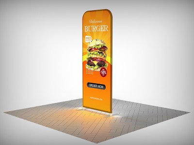 3ft Free Standing LED Backlit Display Stand 3ft Free Standing LED Backlit Display Stand