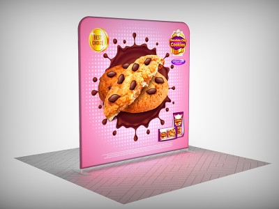 8ft Free Standing Light Box Trade Show Display 8ft Free Standing Light Box Trade Show Display