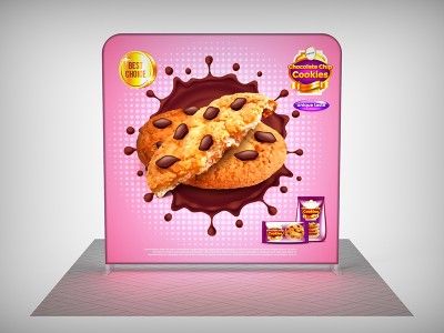 8ft Free Standing Light Box Trade Show Display 8ft Free Standing Light Box Trade Show Display