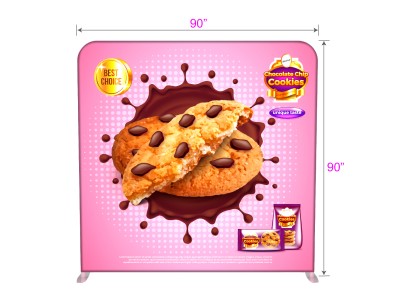8ft Free Standing Light Box Trade Show Display 8ft Free Standing Light Box Trade Show Display