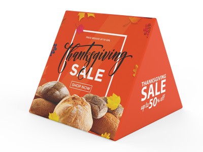 Outdoor - Small - Triangular Tension Fabric Banner Stand
