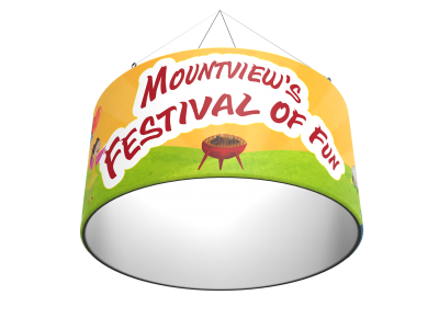 Trade Show Hanging Banner - Circle Trade Show Hanging Banner - Circle
