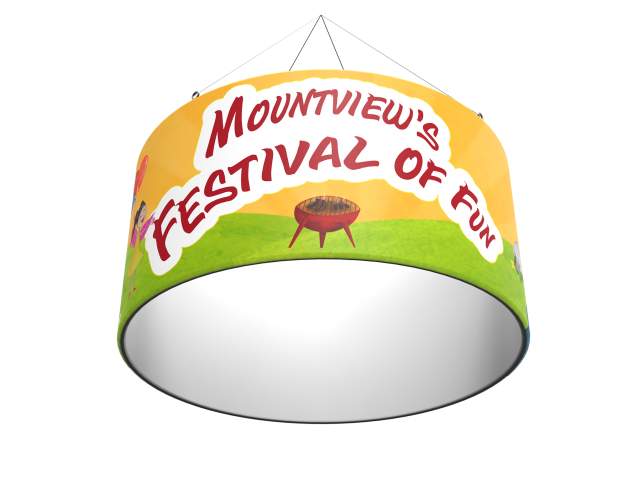 Trade Show Hanging Banner - Circle Trade Show Hanging Banner - Circle
