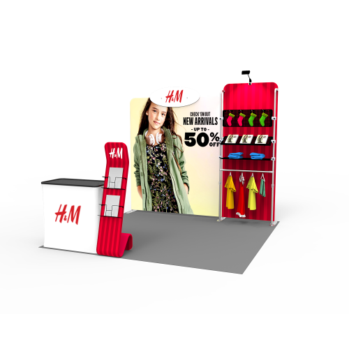 10 x 10ft Portable Exhibition Stand Display Booth 22