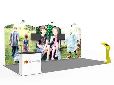 10 x 20ft Portable Exhibition Stand Display Booth 03 10 x 20ft Portable Exhibition Stand Display Booth 03