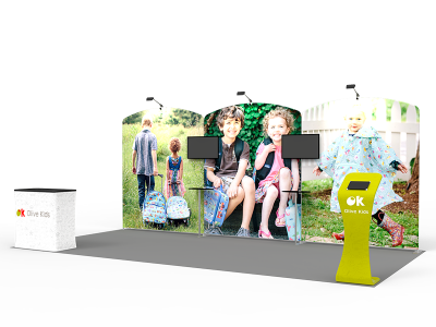 10 x 20ft Portable Exhibition Stand Display Booth 03 10 x 20ft Portable Exhibition Stand Display Booth 03