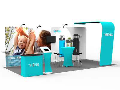 10 x 20ft Portable Exhibition Stand Display Booth 13 