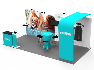 10 x 20ft Portable Exhibition Stand Display Booth 13 
