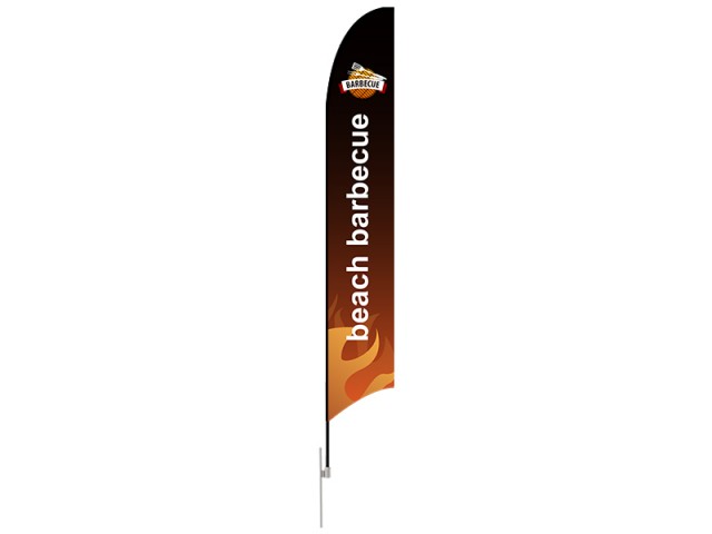 Feather Concave Flag - X-Large 17ft - with Ground Spike Feather Concave Flag - X-Large 17ft - with Ground Spike