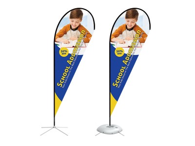 Teardrop Banner - X-Large 15ft - with Cross Base Teardrop Banner - X-Large 15ft - with Cross Base