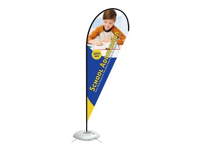 Teardrop Banner - X-Large 15ft - with Cross Base Teardrop Banner - X-Large 15ft - with Cross Base