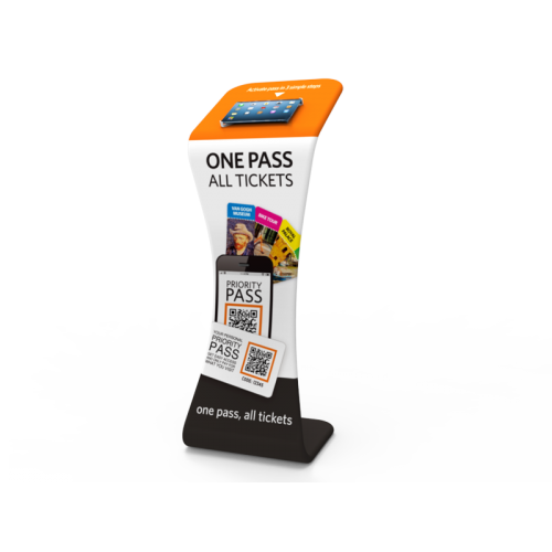 iPad Display Stand with Graphic
