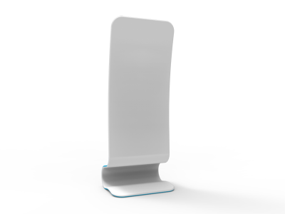 Literature Display Stand with Printed Fabric banner Literature Display Stand with Printed Fabric banner