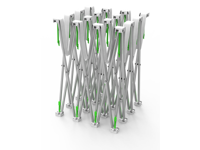 10ft Curved Expanding pop up display stand with front graphic printing 10ft Curved Expanding pop up display stand with front graphic printing