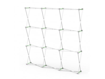 8ft Straight Expanding pop up display stand with front graphic printing 8ft Straight Expanding pop up display stand with front graphic printing