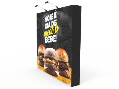 8ft Straight Expanding pop up display stand with front graphic printing 8ft Straight Expanding pop up display stand with front graphic printing