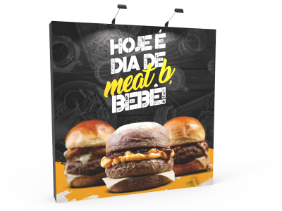 8ft Straight Expanding pop up display stand with front graphic printing 8ft Straight Expanding pop up display stand with front graphic printing