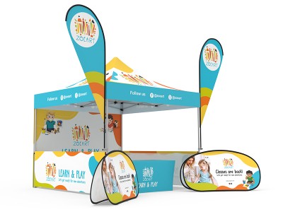 Pop-up Canopy 10x10ft Custom Package 11 Pop-up Canopy 10x10ft Custom Package 11