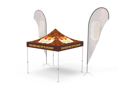 Pop-up Canopy 10x10ft Custom Package 18 Pop-up Canopy 10x10ft Custom Package 18