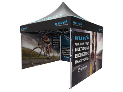 Pop-up Tent 10x10ft with Double-sided Full Backwall & 2x Double-sided Full Side Panel Pop-up Tent 10x10ft with Double-sided Full Backwall & 2x Double-sided Full Side Panel