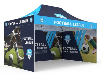 Pop-up Tent 10x15ft with Double-sided Full Backwall & 2x Double-sided Full Side Panel Pop-up Tent 10x15ft with Double-sided Full Backwall & 2x Double-sided Full Side Panel