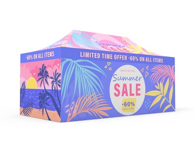 Pop-up Tent 10x20ft with Double-sided Full Backwall & 2x Double-sided Full Side Panel Pop-up Tent 10x20ft with Double-sided Full Backwall & 2x Double-sided Full Side Panel