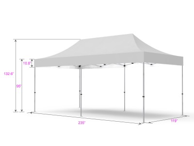 Pop-up Tent 10x20ft with Double-sided Full Backwall & 2x Double-sided Full Side Panel Pop-up Tent 10x20ft with Double-sided Full Backwall & 2x Double-sided Full Side Panel