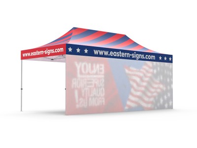 Pop-up Tent 10x20ft with Single-sided Full Backwall Pop-up Tent 10x20ft with Single-sided Full Backwall