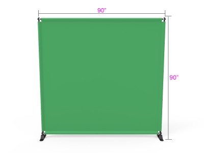 Telescopic Chroma Key Tension Fabric Backdrop 8x8ft Telescopic Chroma Key Tension Fabric Backdrop 8x8ft