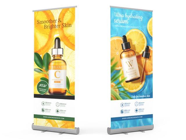 Standard Single Side Printed Roll Up Banner Stand