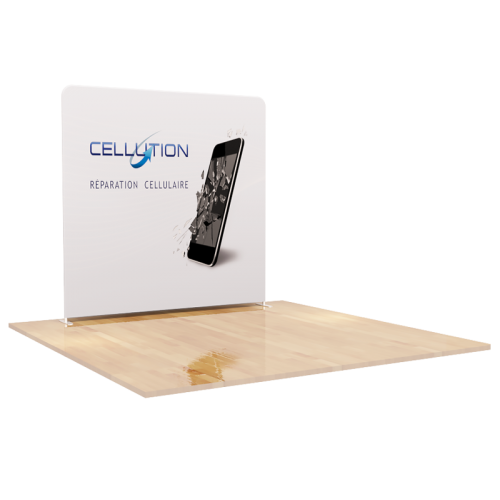 8ft Straight Tension Fabric Display