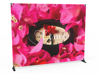 Size Adjustable Step and Repeat Banner