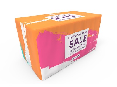 4ft branded printing fitted fabric table cloth 4ft branded printing fitted fabric table cloth