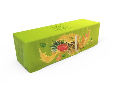 8ft branded printing fitted fabric table cloth 8ft branded printing fitted fabric table cloth
