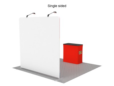 Custom Branded Straight 8ft trade show display kit 01