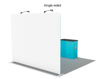 Custom Branded Straight 10ft trade show display kit 02 Custom Branded Straight 10ft trade show display kit 02