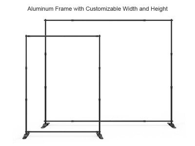 10ft Adjustable Tension Fabric Backdrop