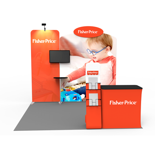 10 x 10ft Portable Tension Fabric Exhibition Booth 04