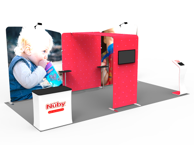 10 x 20ft Custom Trade show Booth Combo 11